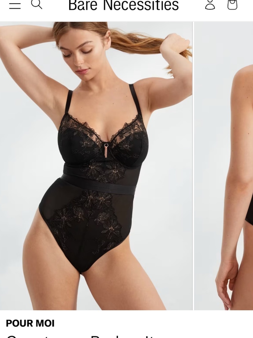 Bare Necessities Pour Moi Constance Bodysuit